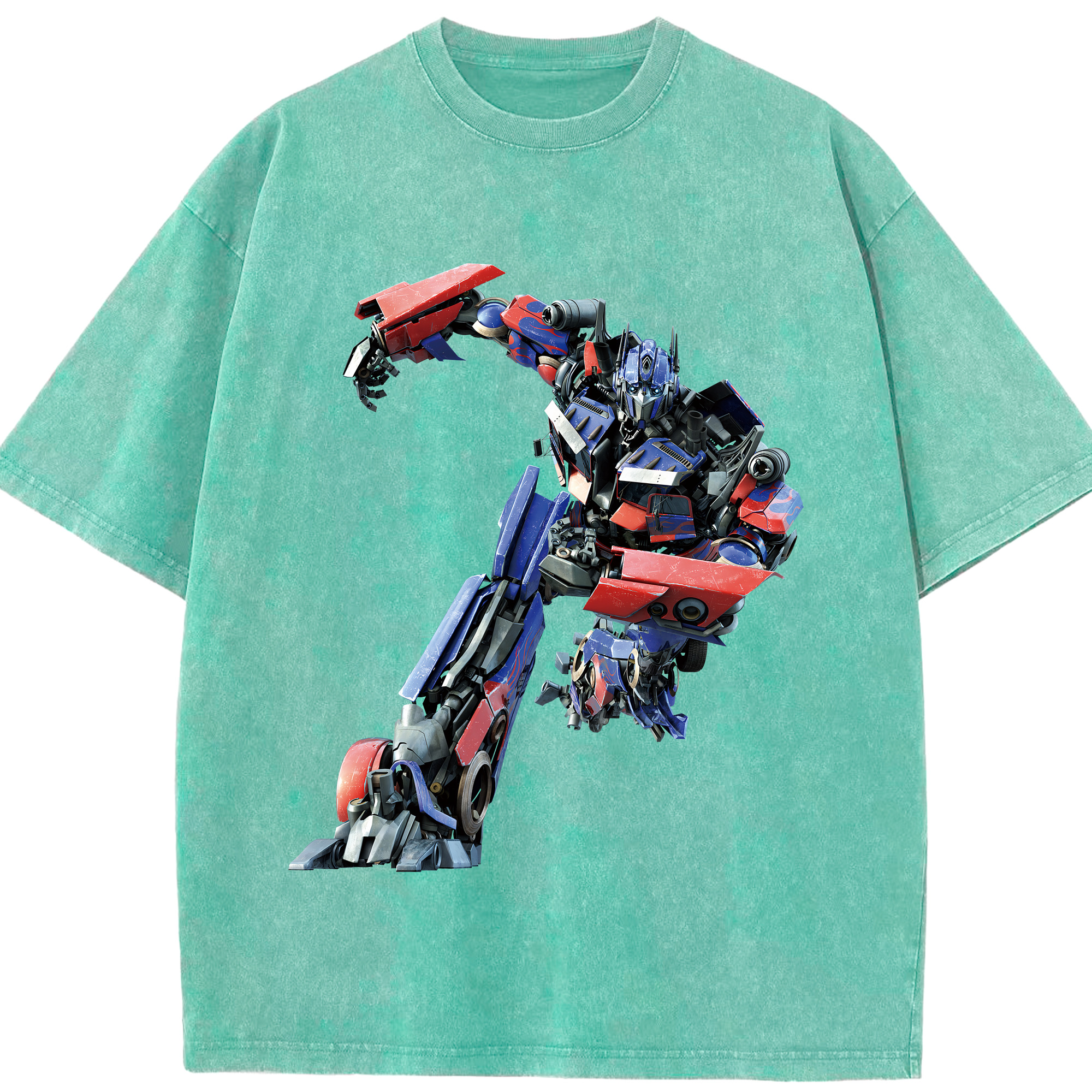 （画像用） Transformers トランスフォーマー 綿100% ヴィンテージ風 半袖Tシャツ（フロントプリント）